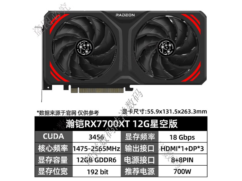 蓝宝石 RX 7800 XT 白金版 16G